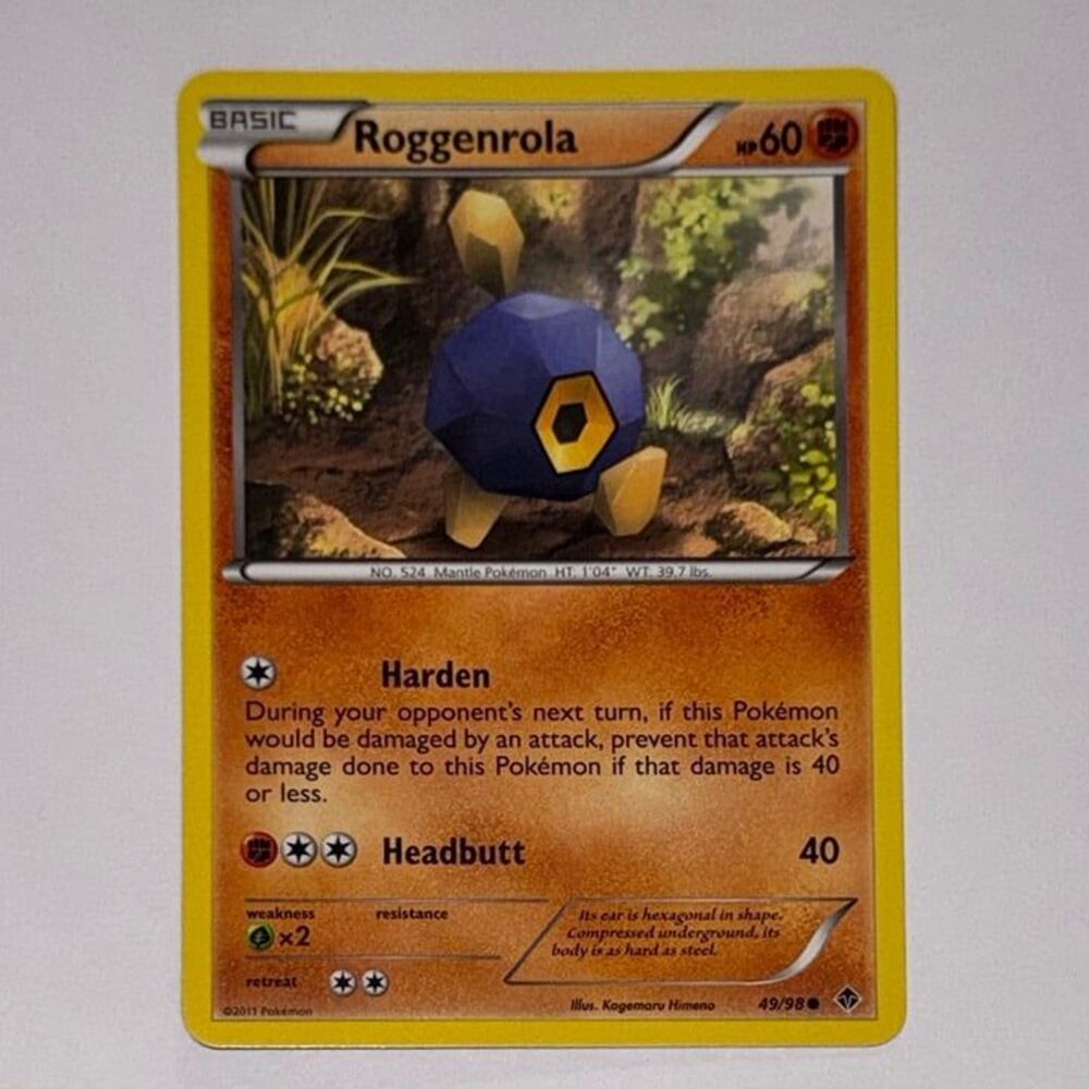 POKEMON CARD: Roggenrola #49/98 (Pokemon Emerging Powers)